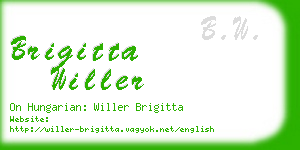 brigitta willer business card